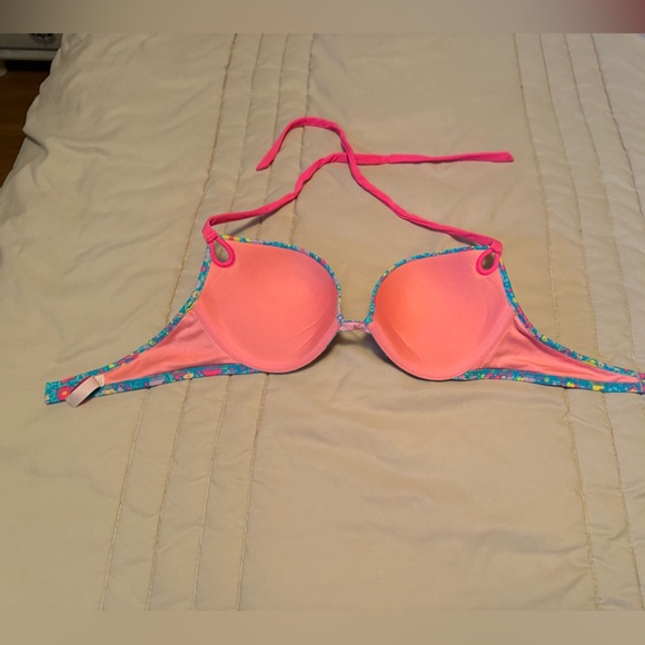 Victoria's Secret Colorful push up  Bikini Top - Picture 2 of 6